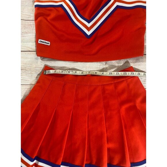 Cheer Deals Women's Orange Gatore Two Piece Cheer Leading Set - 40/9 - Picture 9 of 15